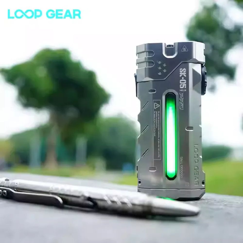 售完】LOOP GEAR SK05 PRO 【電鍍銀色】最大輸出4360流明405米4合1 EDC